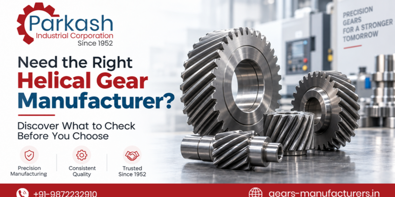 Helical Gear Manufacturer